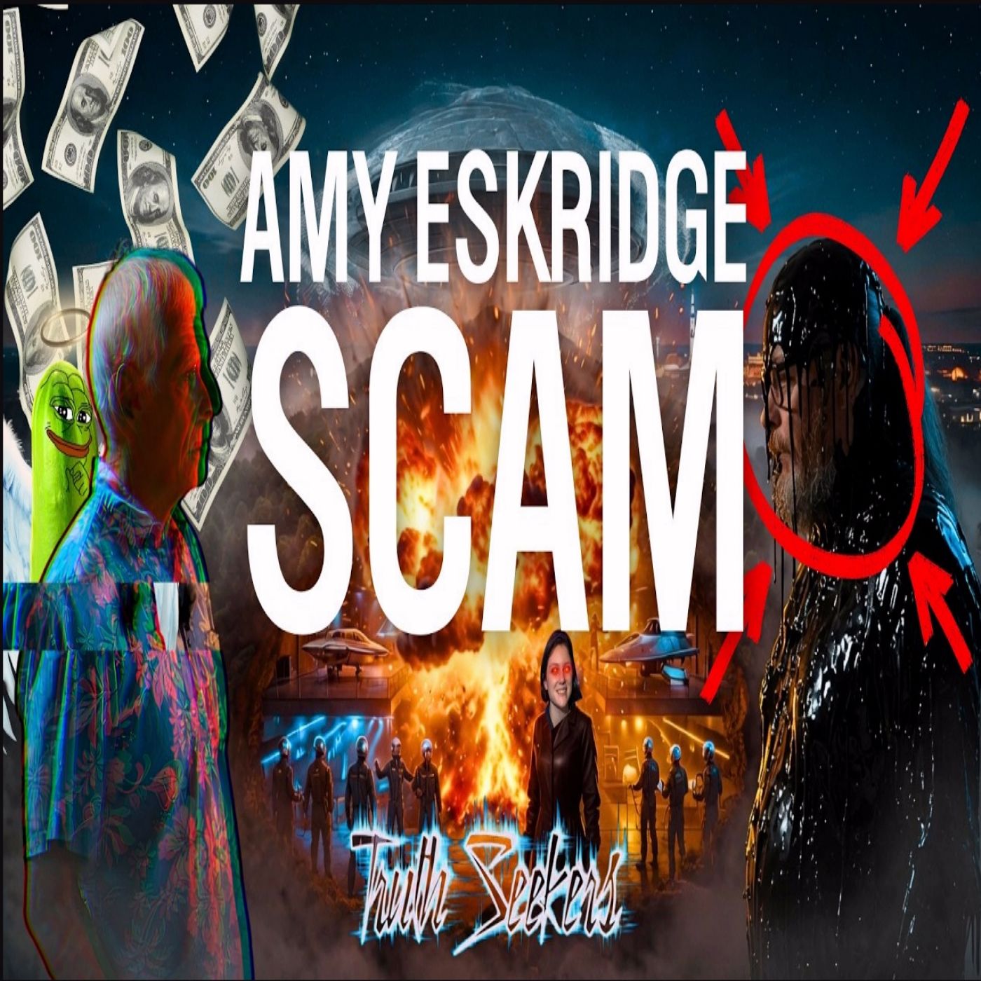 Michael Salla and Michael  (Conflict Radio)'s Amy Eskridge SCAM!