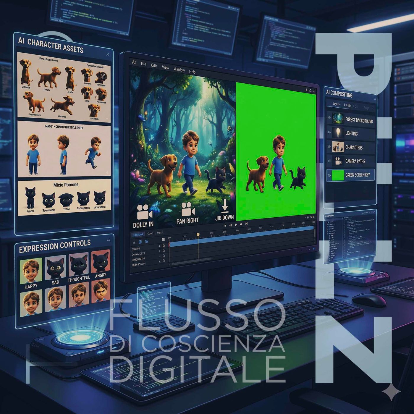 Alpha Split (Vibe Coding: una figata cosmica tra IA, storyboard e salti mortali per Il Rubino Perduto)