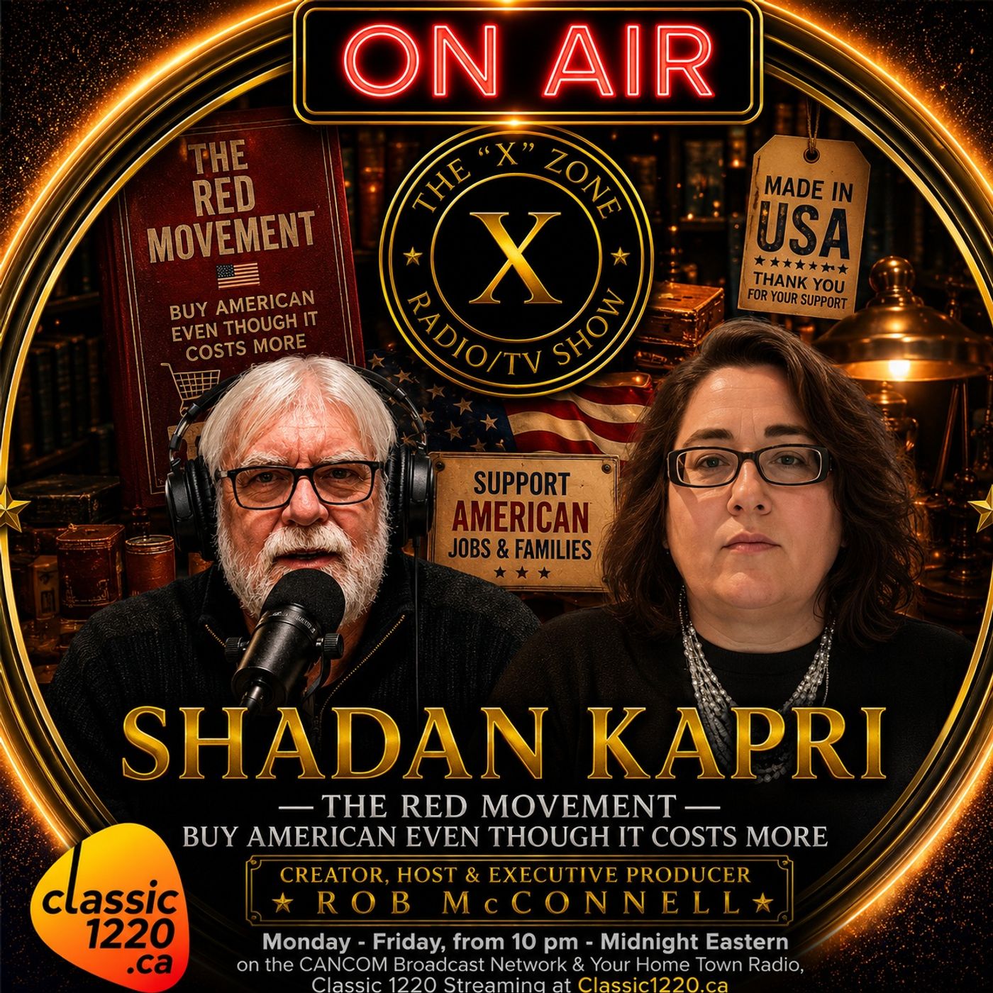 Rob McConnell Interviews - SHADAN KAPRI - The Red Movement - Buy American Even Though It Costs More