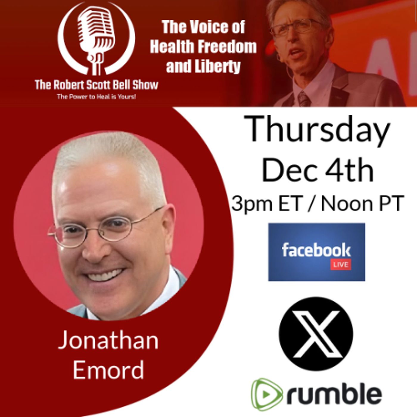 Jonathan Emord, ACIP Hepatitis B, WHO Global Surveillance, Trump Eyes Tax Ban, Psychiatry Authors Fraud, AMA vs CDC - The RSB Show 12-4-25 episode artwork