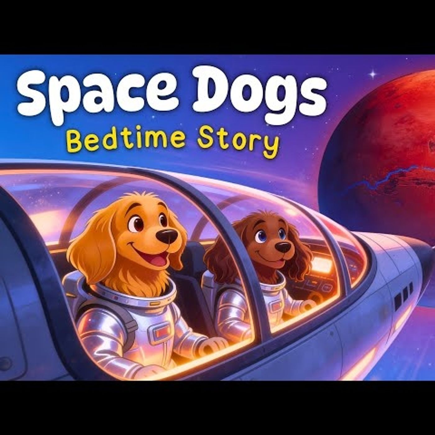 Space Dogs Journey To Mars  Cozy Bedtime Story for Kids  with Hector _ Sunny episode artwork