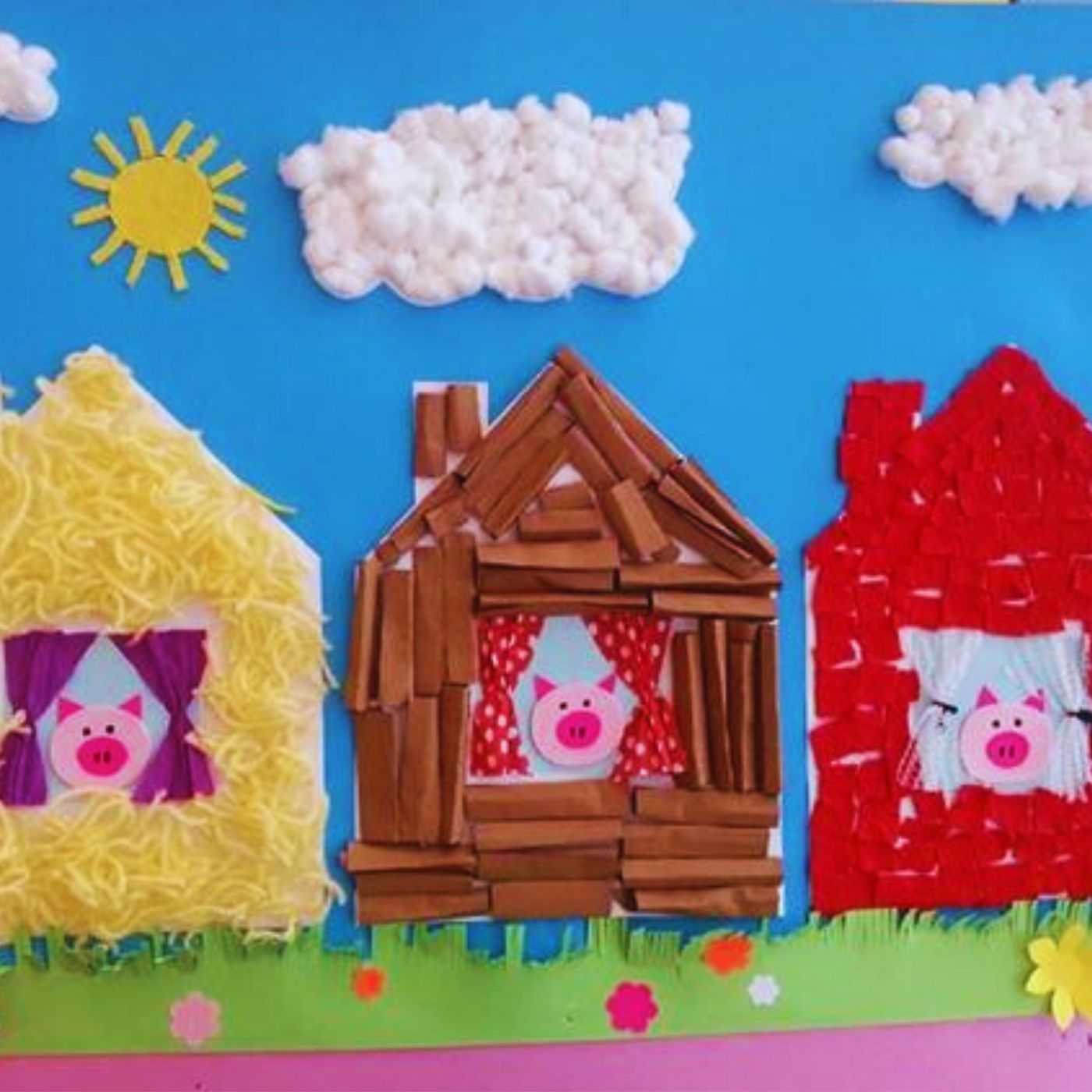 Los tres cerditos. Cuento infantil cover art