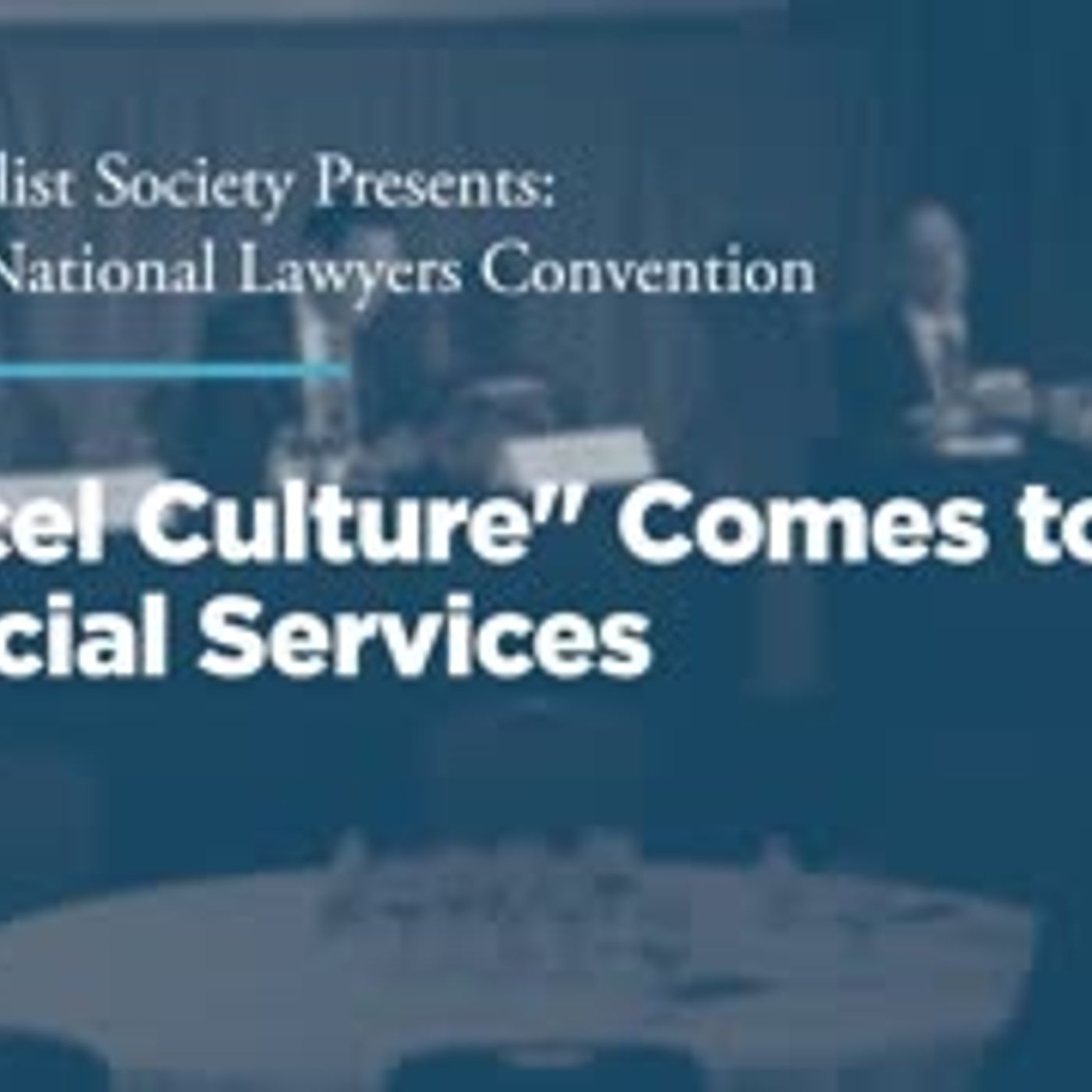 "Cancel Culture" Comes to Financial Services
