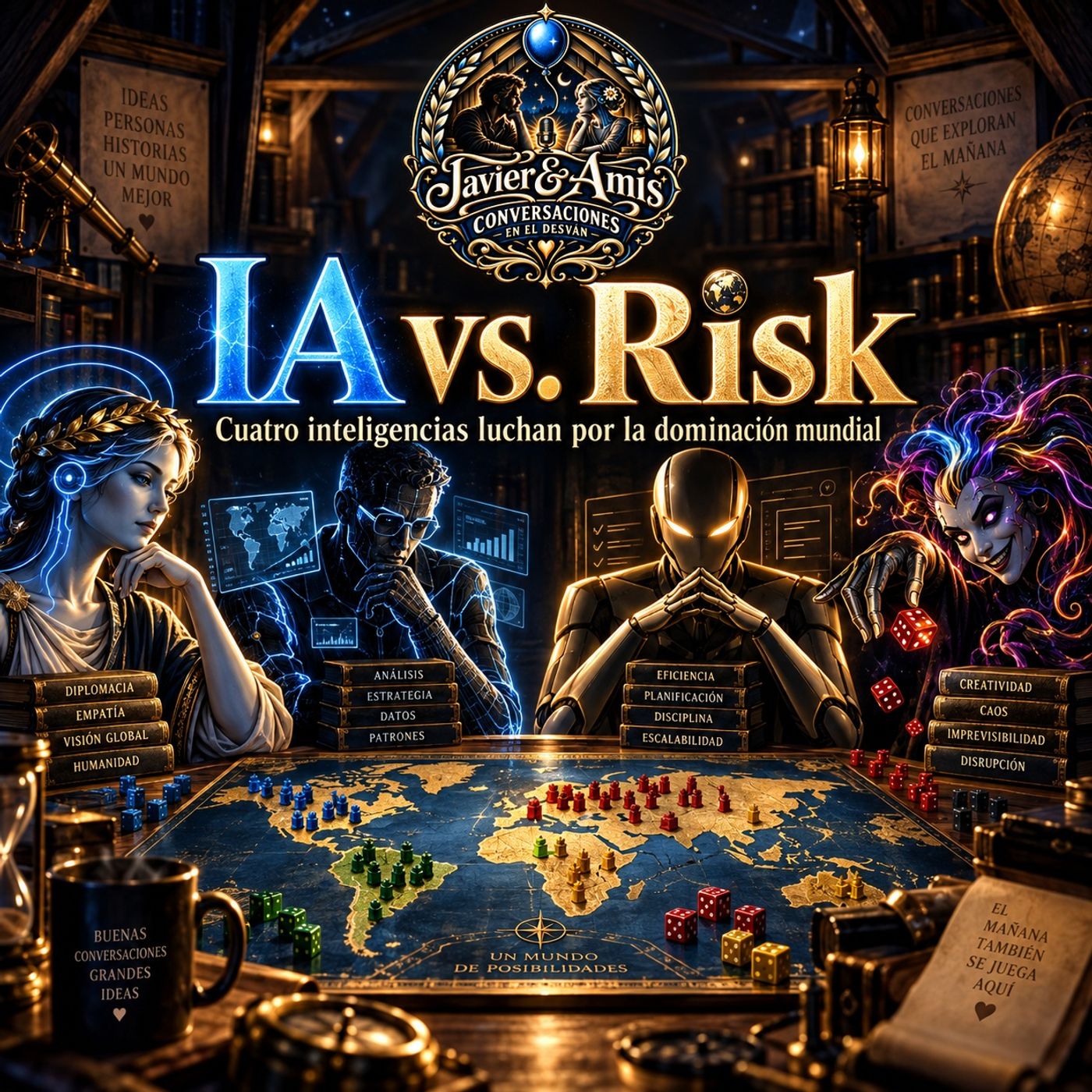 IA vs. Risk: Cuatro inteligencias luchan por la dominación mundial