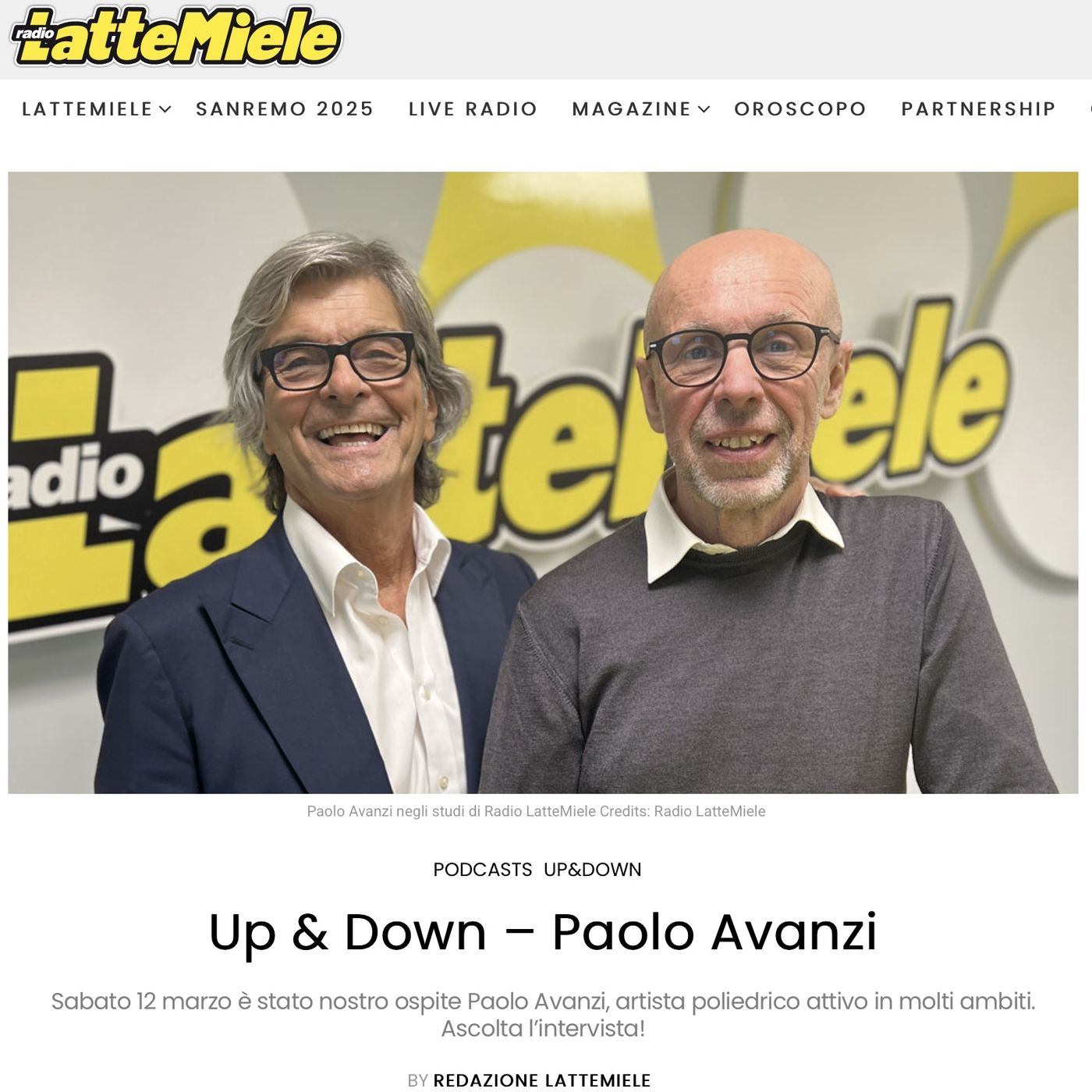 Paolo Avanzi con Roberto Alessi