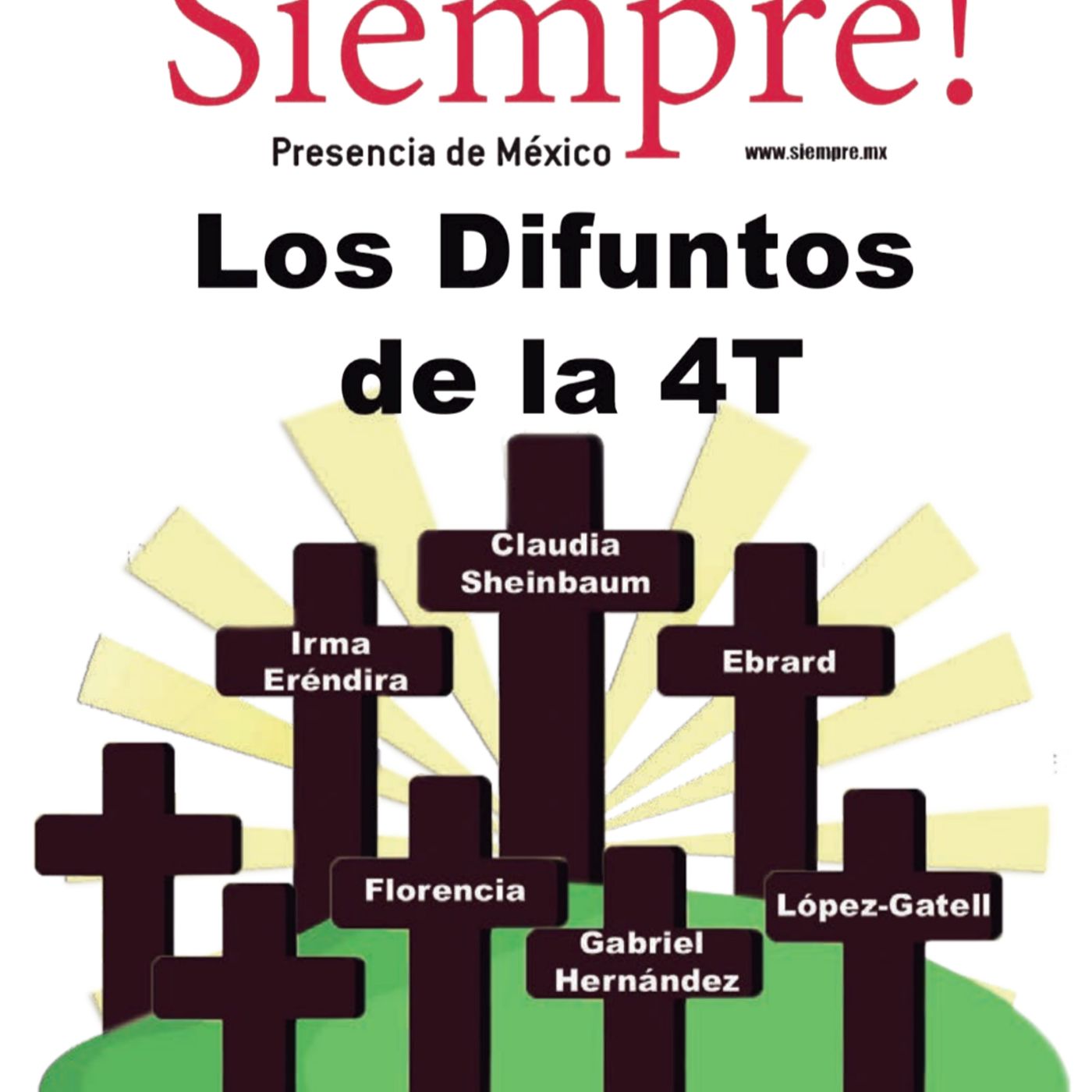 GILBERTO LOZANO: FIRMAR REVOCACIÓN DE MANDATO, VOTAR Y AMLOUT. SHEINBAUM, EBRARD, IRMA, FLORENCIA, CADÁVERES DE LA 4T: BEATRIZ PAGÉS.