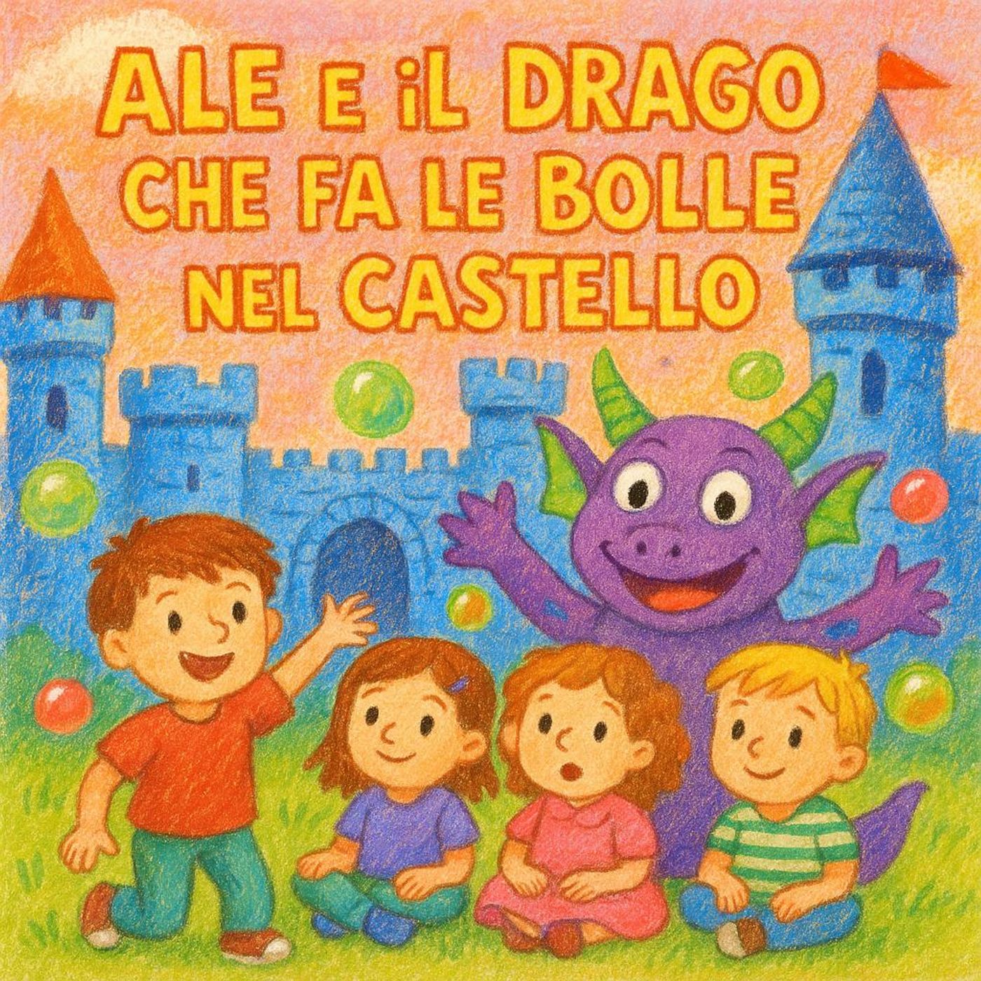 Ale e il Drago che Fa le Bolle nel Castello