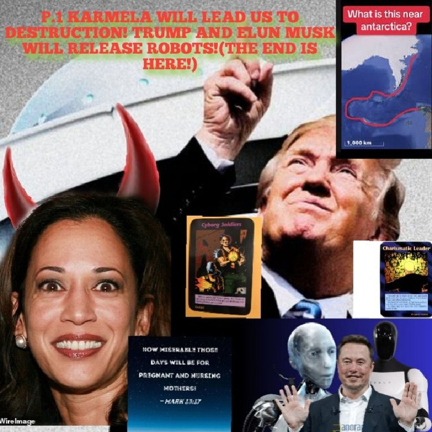 P.1 KARMELA WILL LEAD US TO DESTRUCTION! TRUMP AND ELUN MUSK WILL RELEASE ROBOTS!(THE END IS HERE!)