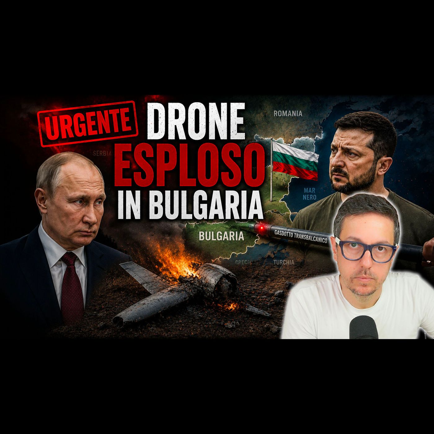 URGENTE: DI CHI È IL DRONE ESPLOSO IN BULGARIA? episode artwork