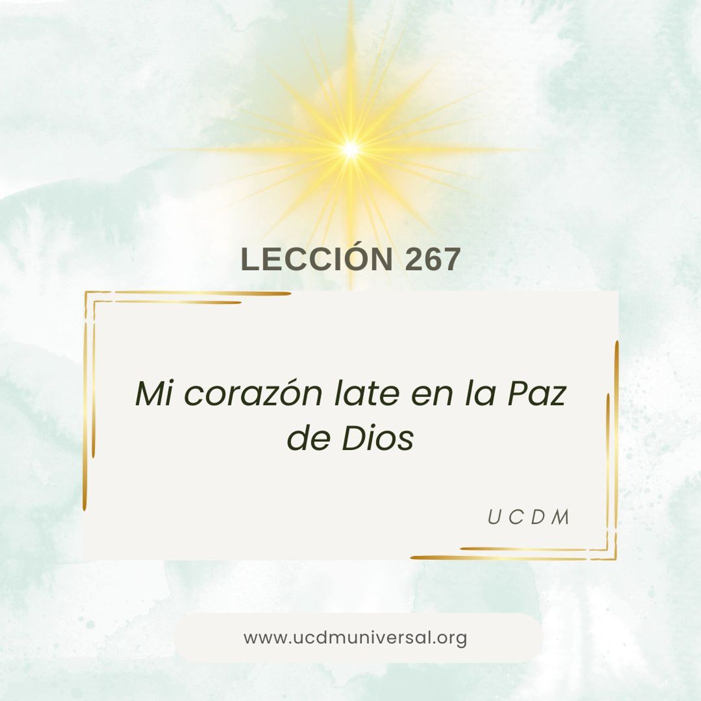 UCDM Universal LECCIÓN DEL DÍA