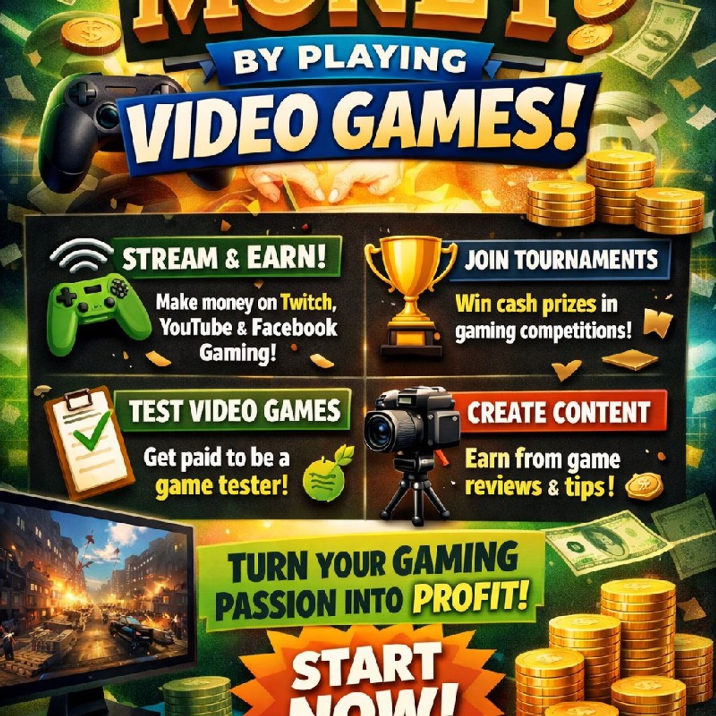 How to Make Money playing Video Games (CMG).mp3 episode artwork