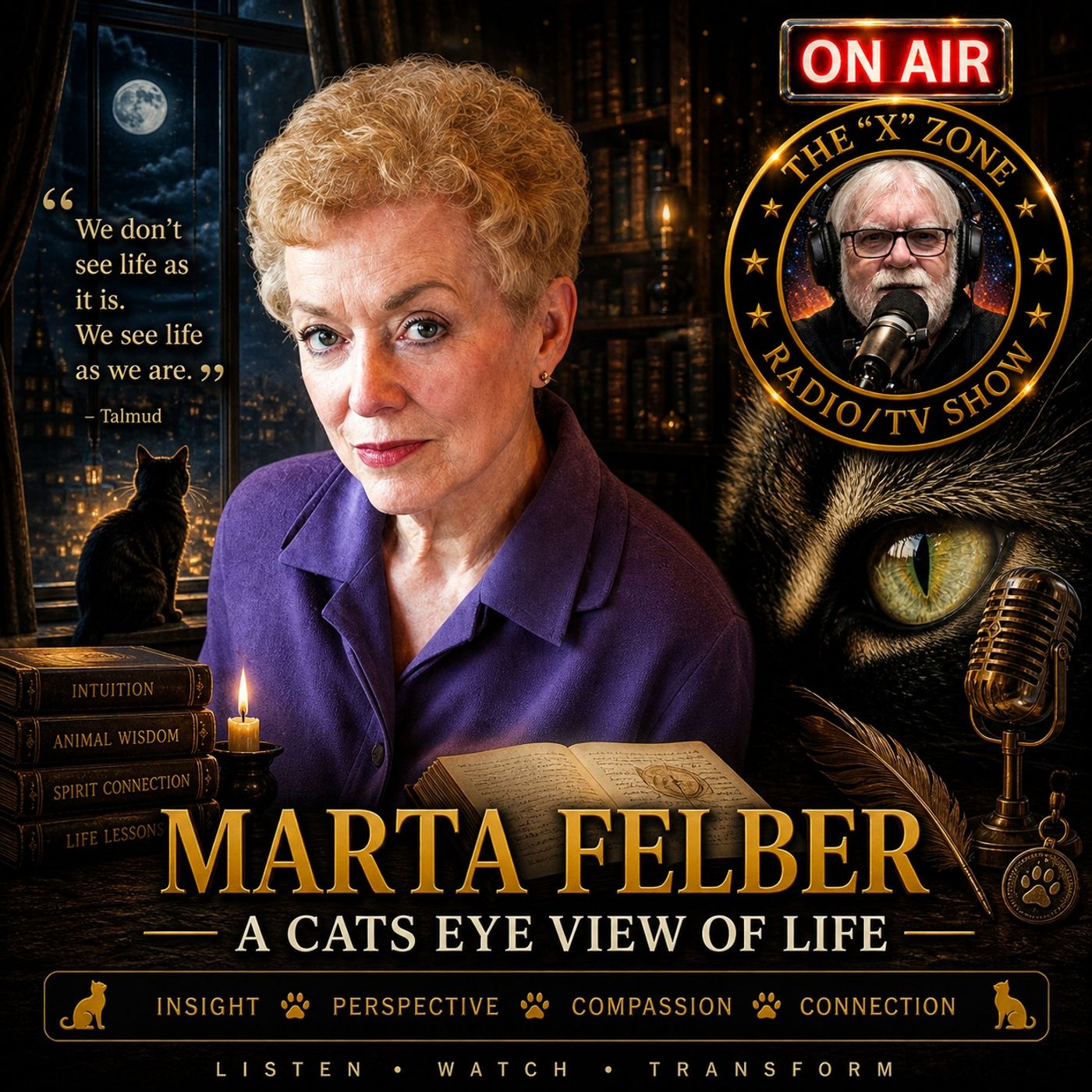 Rob McConnell Interviews - MARTA FELBER - A Cats Eye View of Life