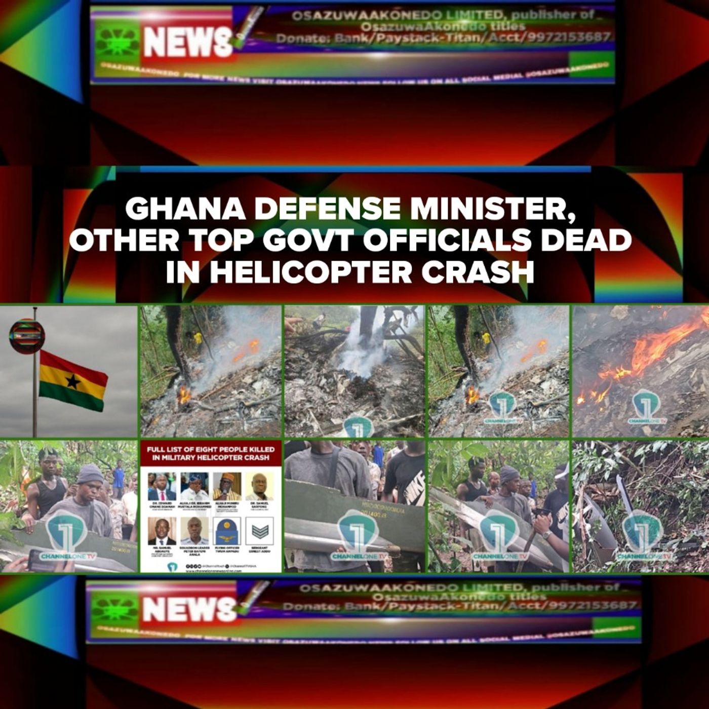 Ghana Defense Minister, Other Top Govt Officials Dead In Helicopter Crash episode artwork