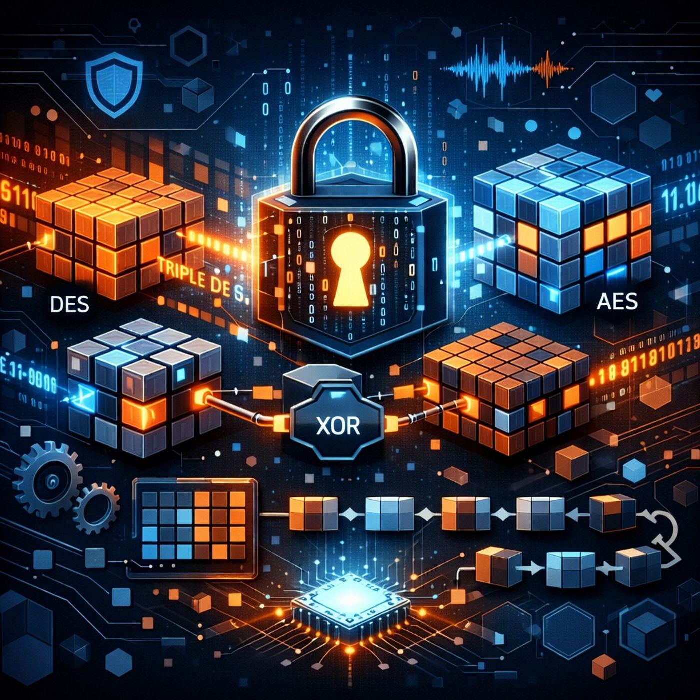 Course 17 - Computer Network Security Protocols And Techniques | Episode 3: Modern Ciphers: Structure, Standards (DES/AES)
