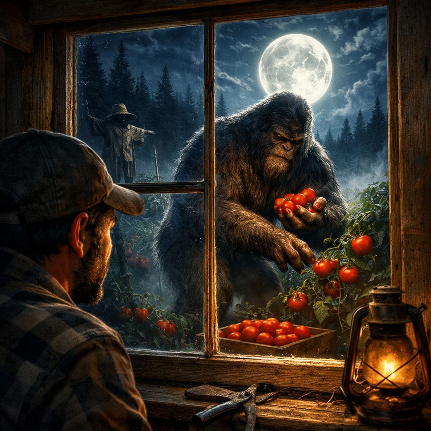 Bigfoot In The Garden