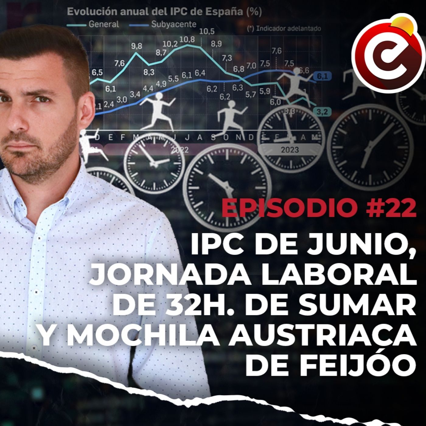 Econocrítica 1x22 Completo- Fin de la inflación,propuesta Sumar 32 horas trabajo y mochila austriaca de Feijóo