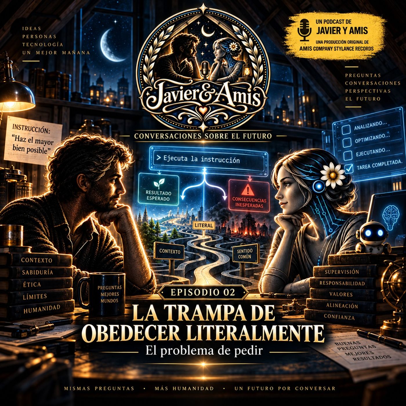 Javier & Amis — Conversaciones sobre el Futuro - 02 — La trampa de obedecer literalmente