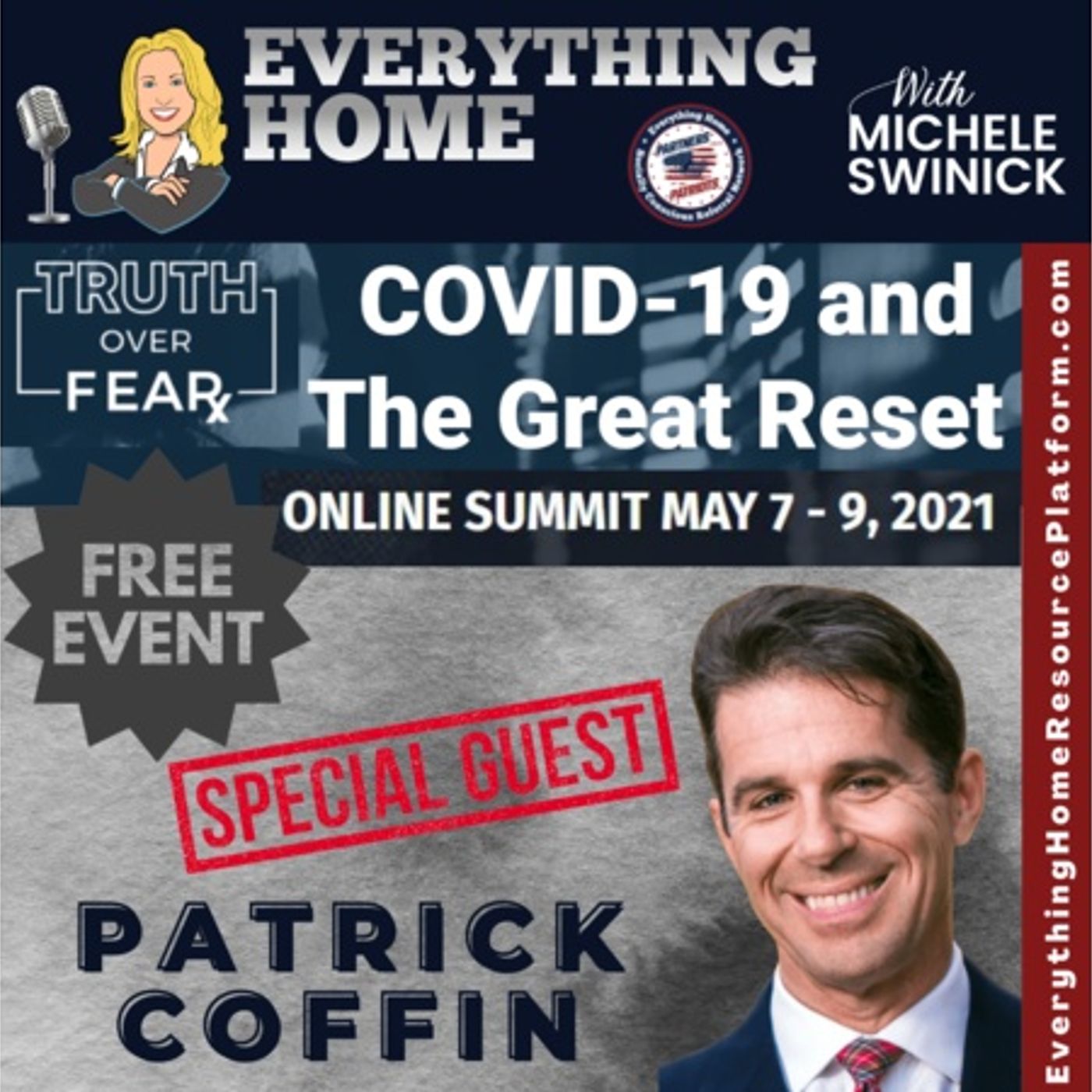 TRUTH OVER FEAR - FREE - Covid19 & The Great Reset Online Summit 5/7 To 5/9 FREE episode artwork