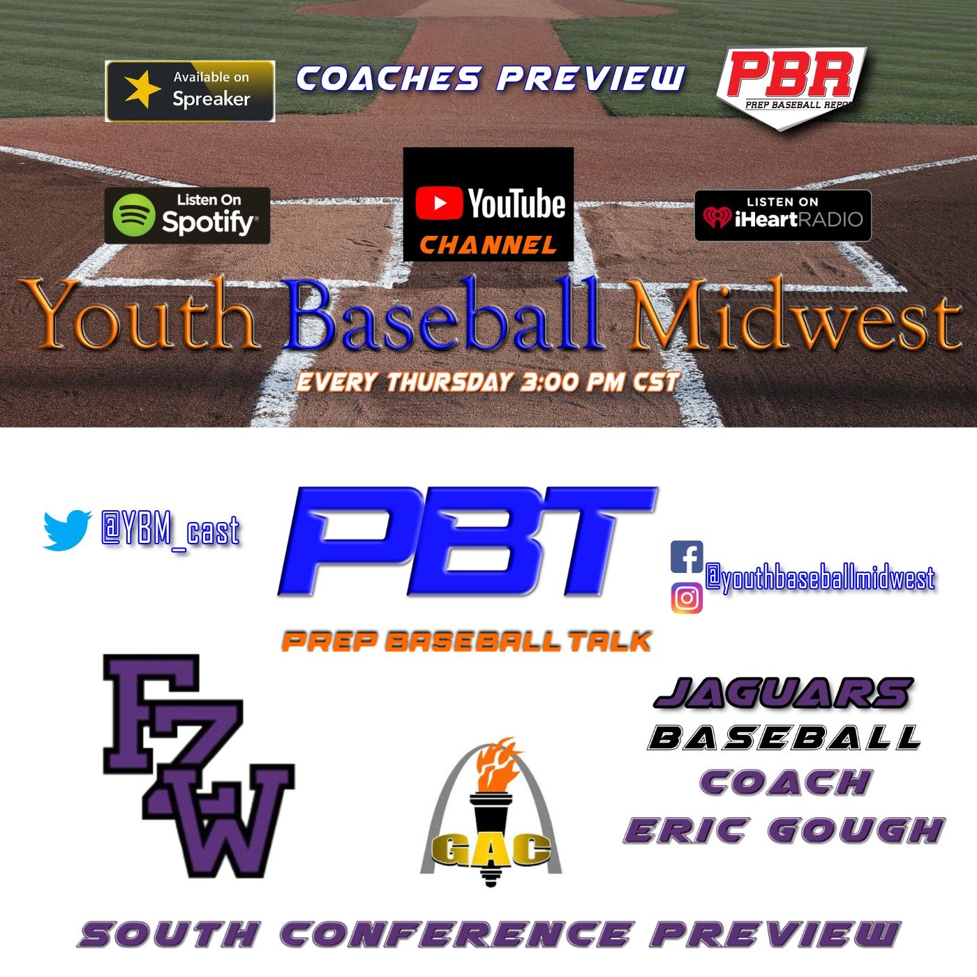 GAC Coaches Preview | Fort Zumwalt West Head Coach Eric Gough | Prep Baseball Talk episode artwork