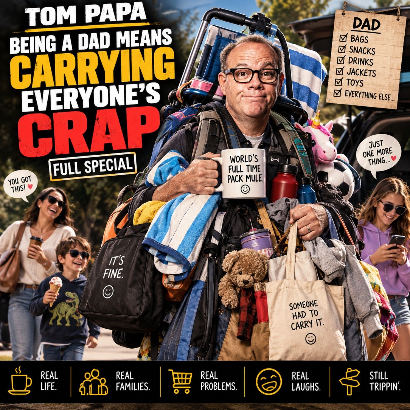 Tom Papa – Being A Dad Means Carrying Everyone’s Crap Full Special (Stand-up Comedy) episode artwork