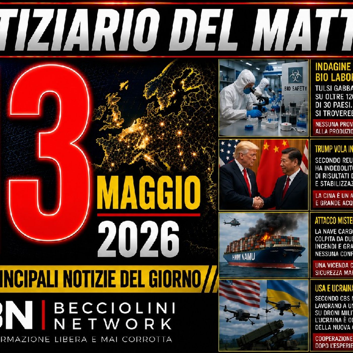 CAPIRE PRIMA DI CREDERE | Notiziario del mattino - dell' 13 Maggio 2026 episode artwork