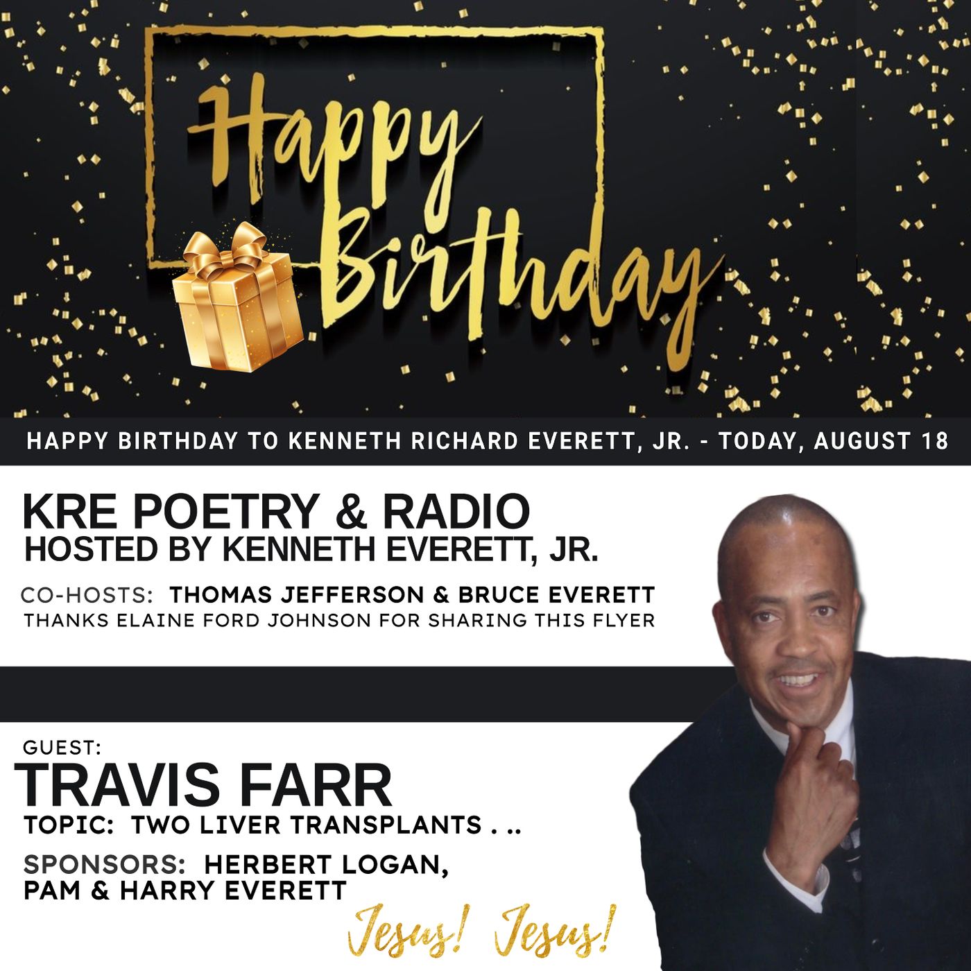 HAPPY BIRTHDAY, KENNETH EVERETT, JR - EP 93 (GUEST: TRAVIS FARR) episode artwork