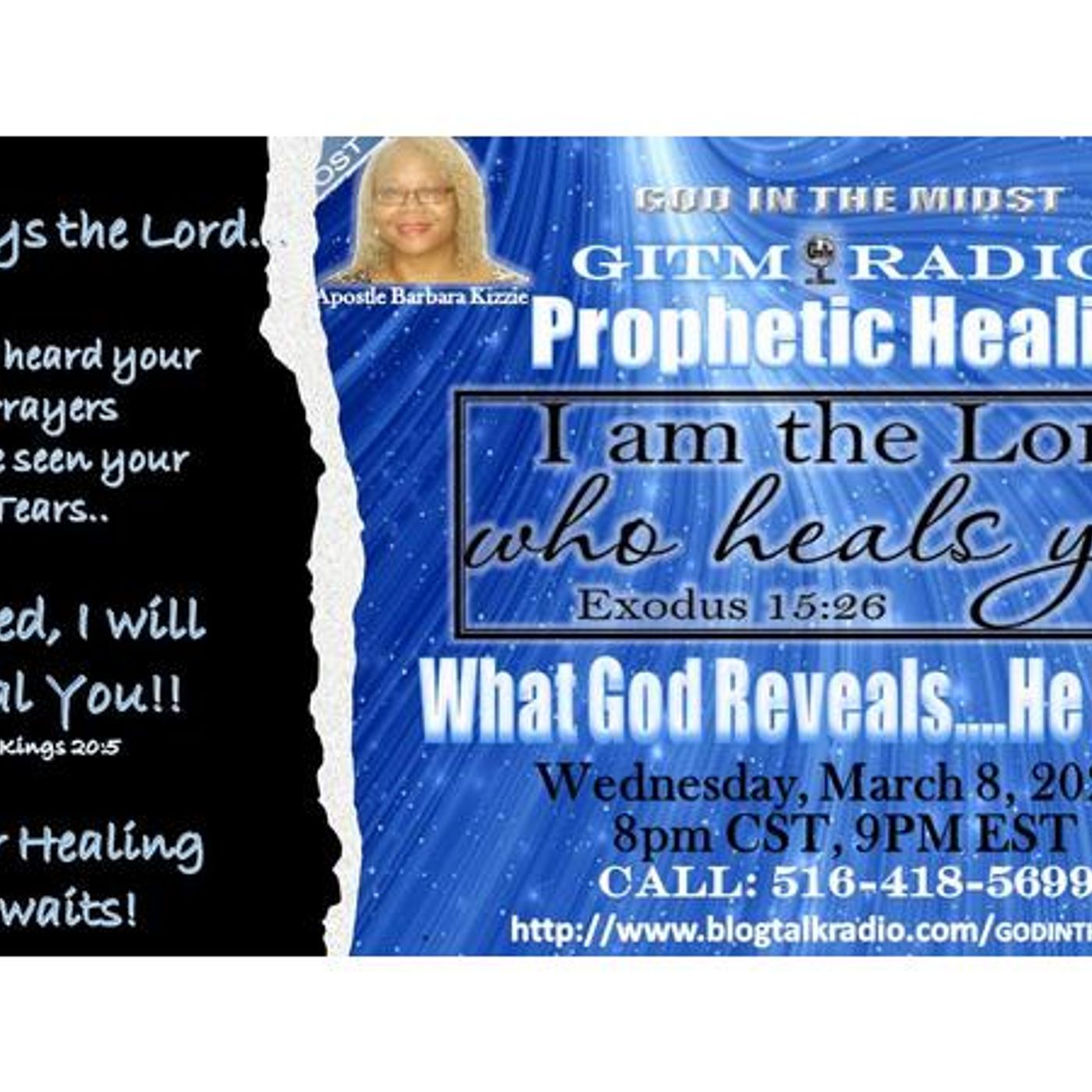 GITM Radio 03.8.2023 Prophetic Healing With the Healing Community episode artwork