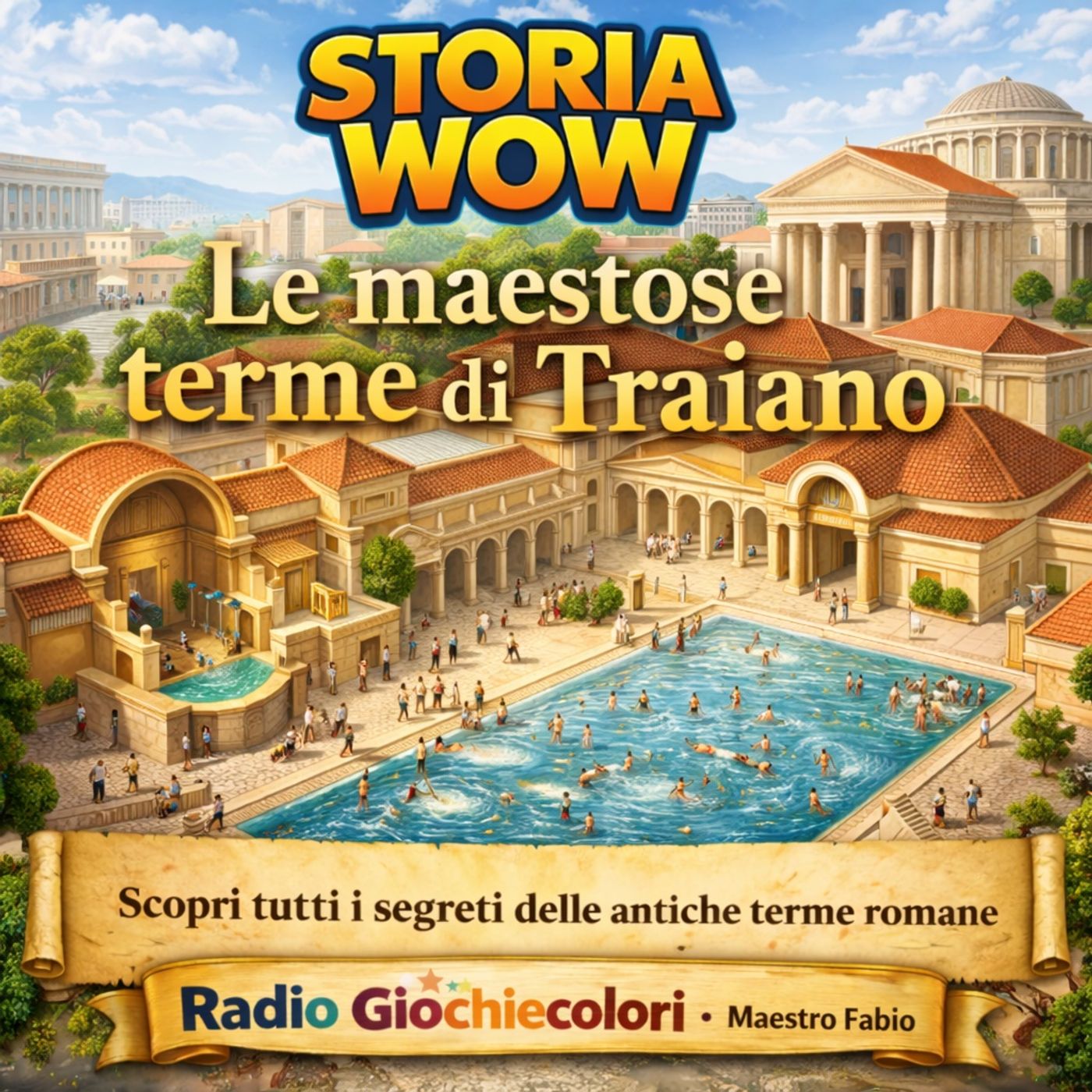 Scopri il segreto di Traiano: perché i Romani passavano ore alle terme? episode artwork
