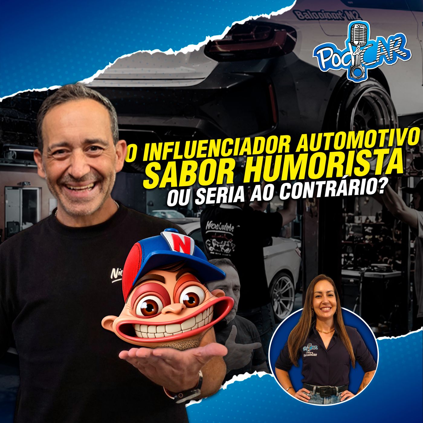 Carros, humor e visão de mercado sem filtro | Nicolinha – Pod&Car #40 episode artwork