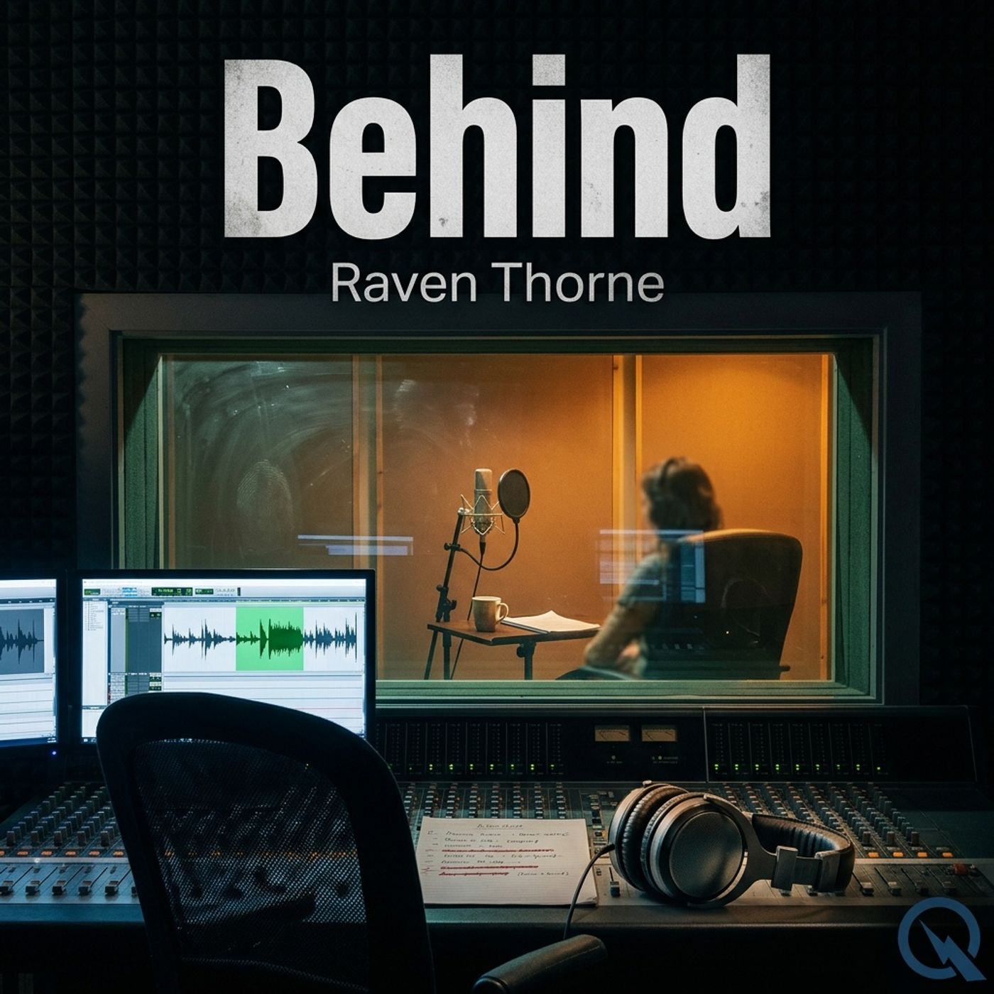 Behind