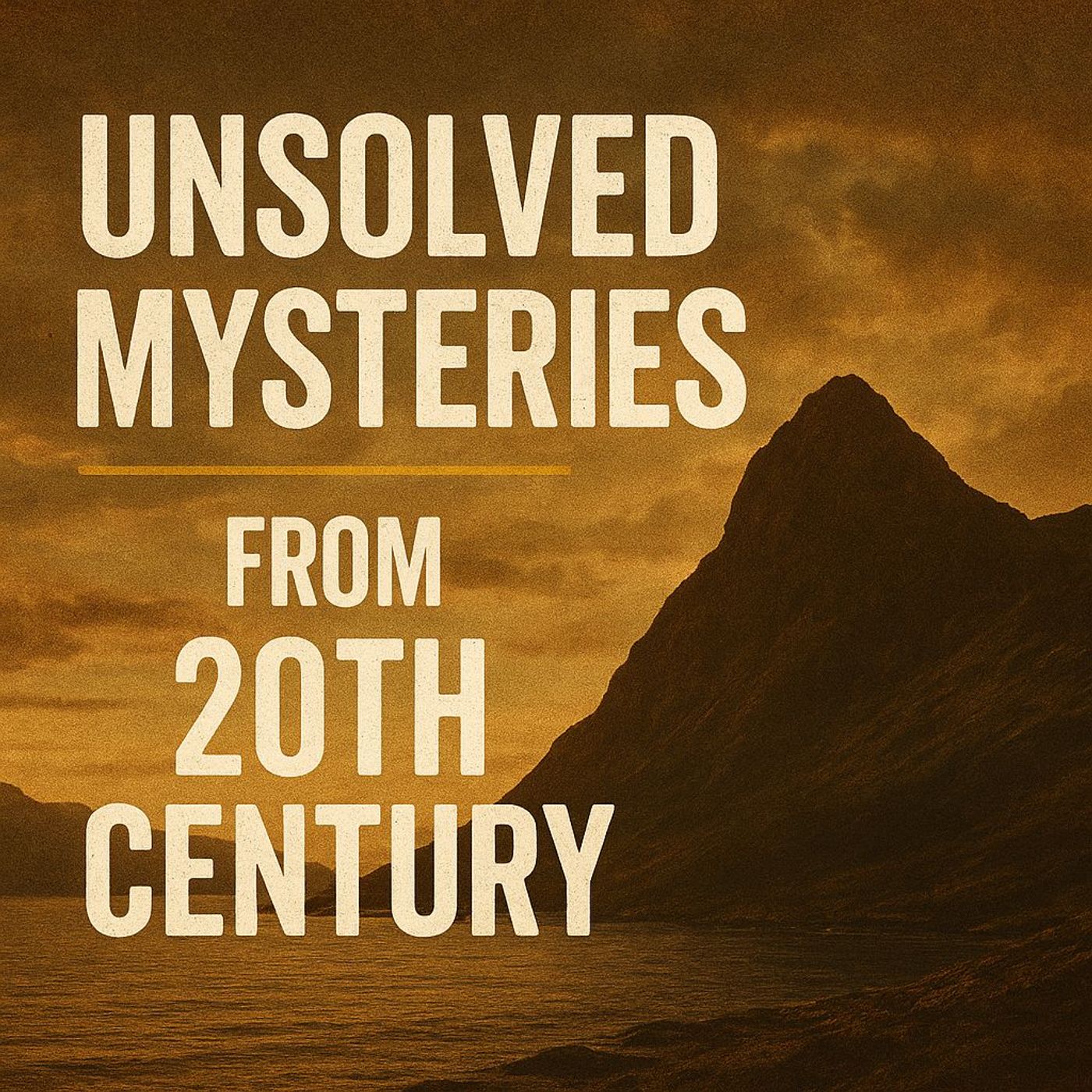 Unsolved Mysteries from the 20th Century podcast artwork