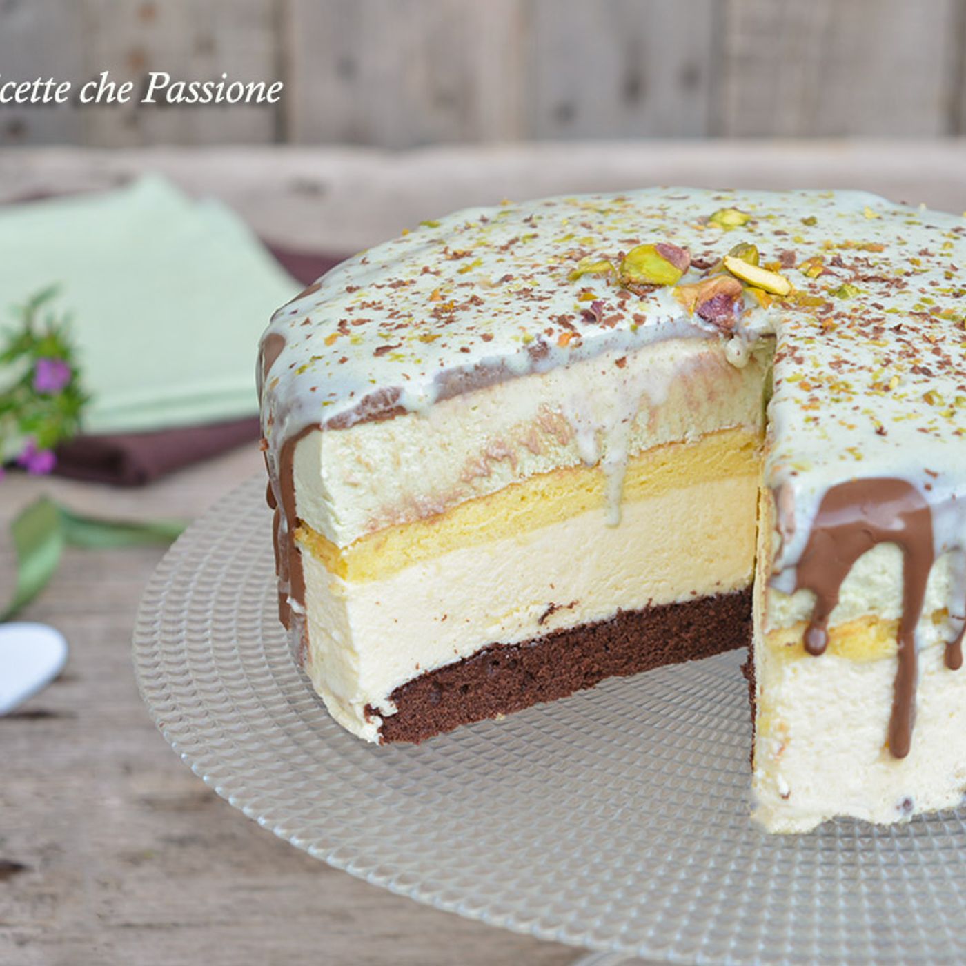 Torta bavarese al pistacchio e cioccolato episode artwork