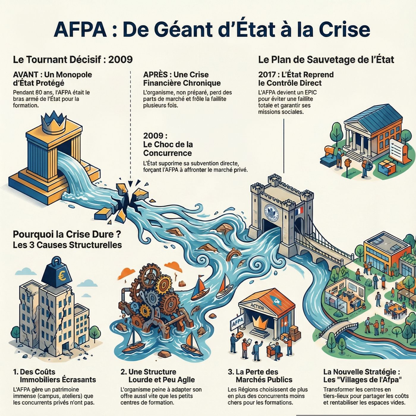 L'Histoire de l'AFPA : Ascension, Crise et Mutation episode artwork