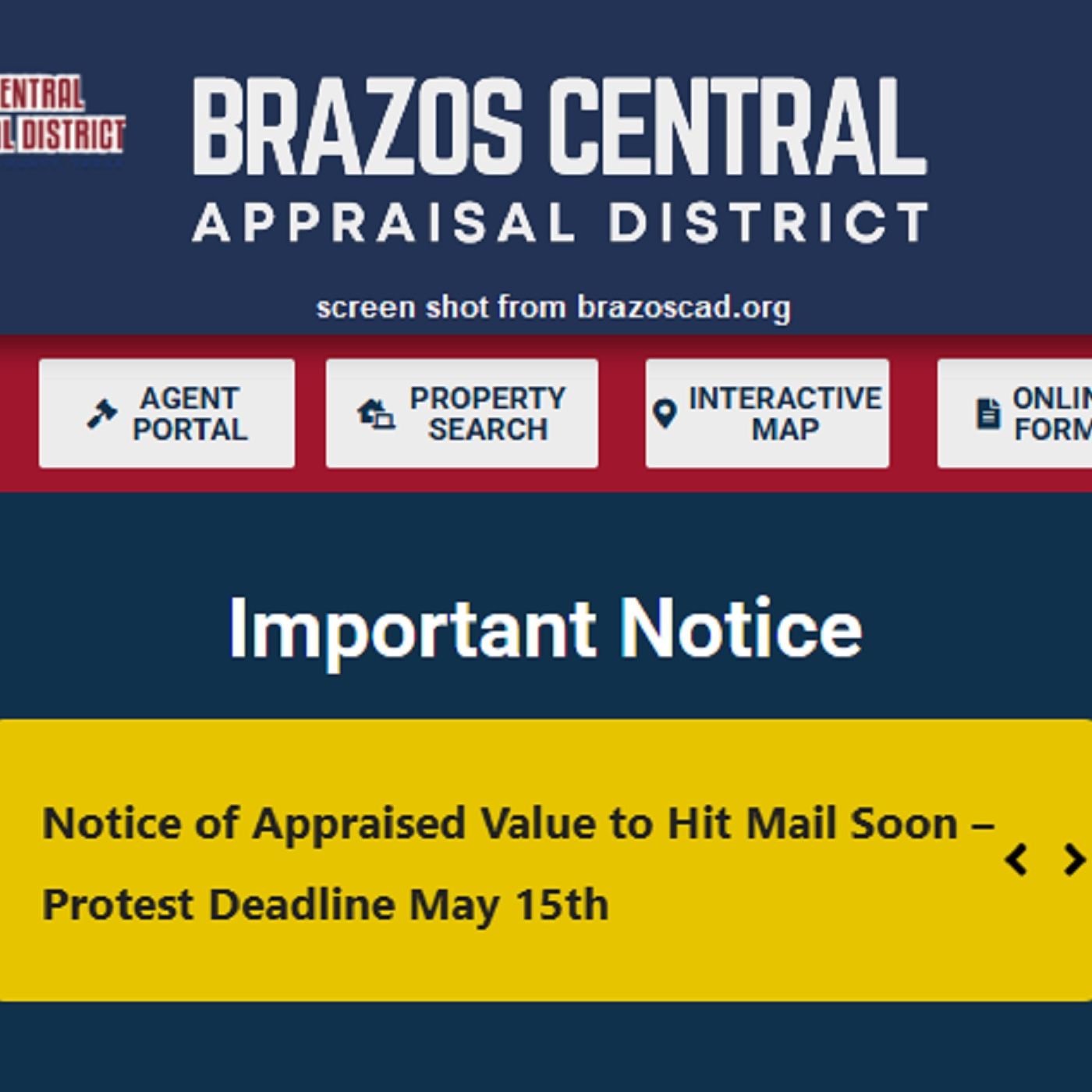 Brazos Central Appraisal District starts three rounds of mailing property value notices on April 15th episode artwork