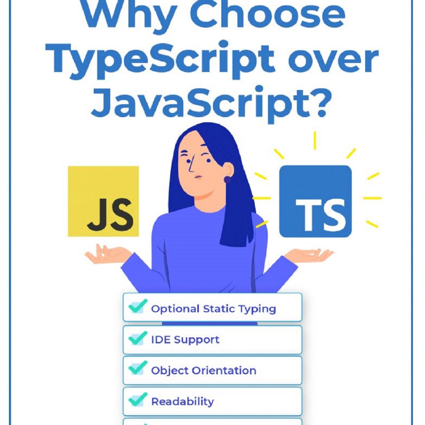 Why is TypeScript better than JavaScript episode artwork