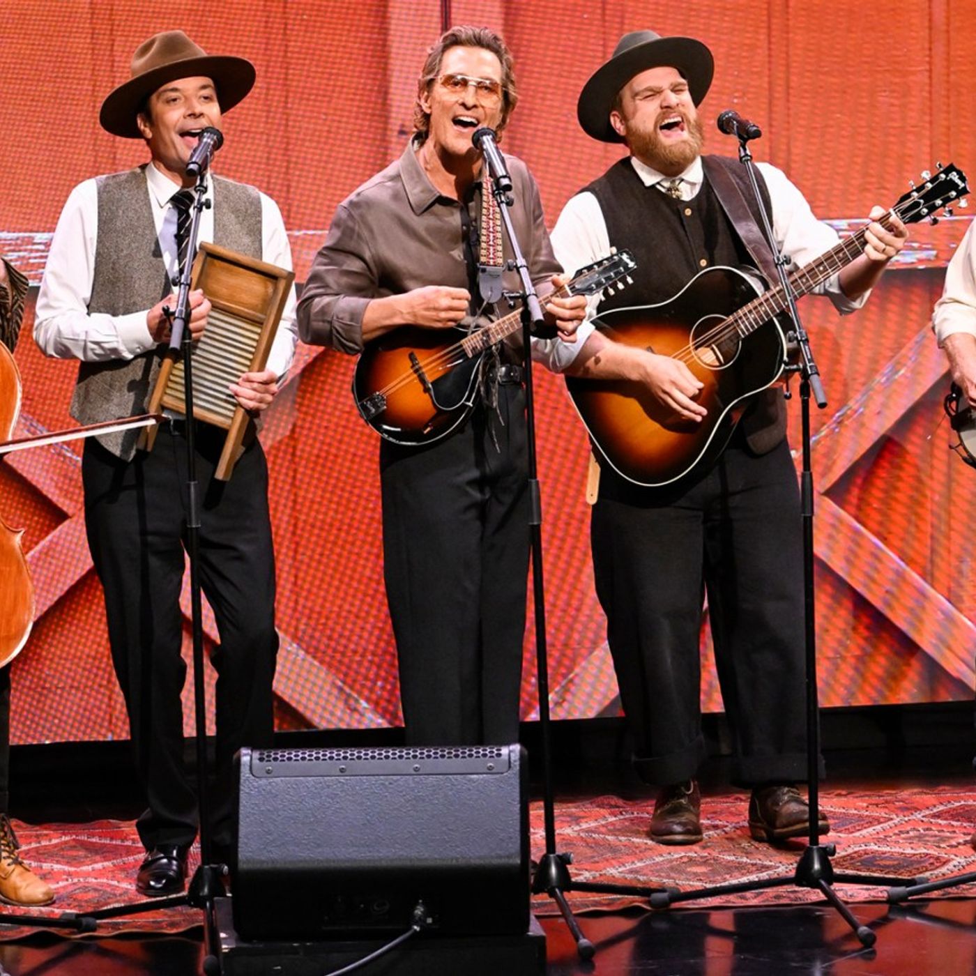 Matthew McConaughey Gives Ella Langley’s ‘Choosin’ Texas’ a Bluegrass Spin on ‘Fallon’ episode artwork