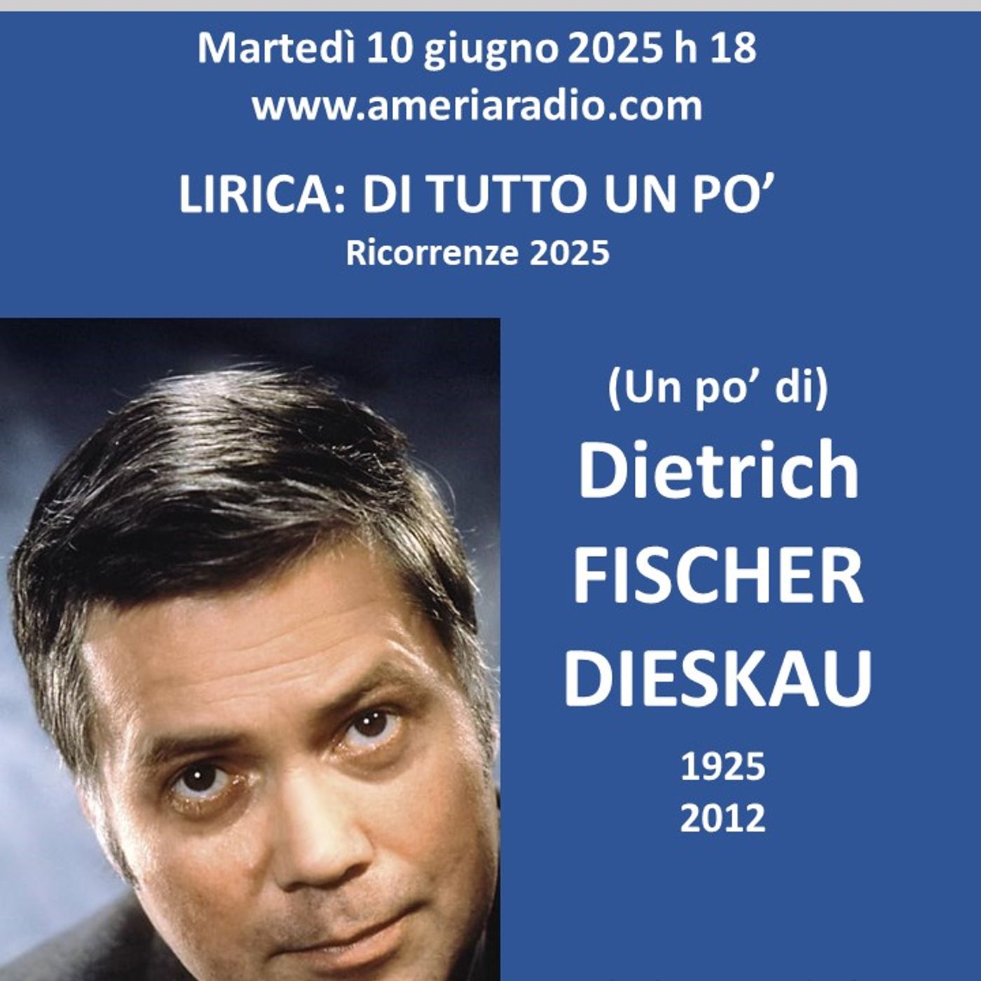 Lirica di tutto un po' - Dietrich Fischer Dieskau Lirica di tutto un po' - Dietrich Fischer Dieskau