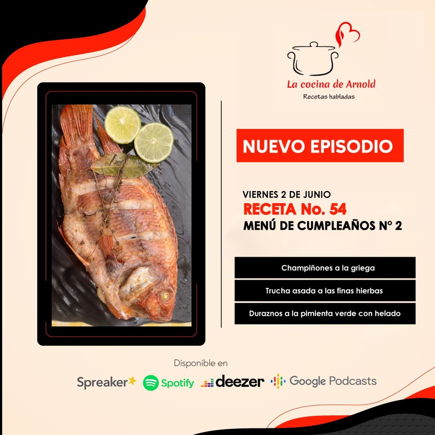 La cocina de Arnold, recetas habladas