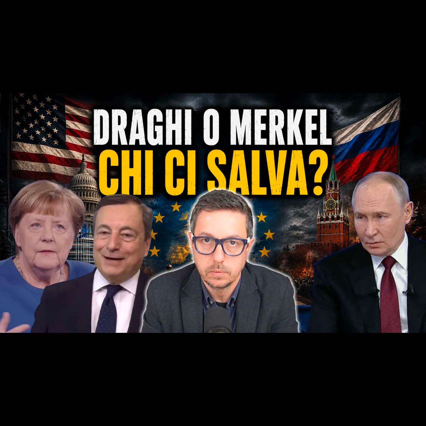 DRAGHI O MERKEL? L’EUROPA È AL BIVIO (MENTRE TRUMP E PUTIN CI SCHIACCIANO)