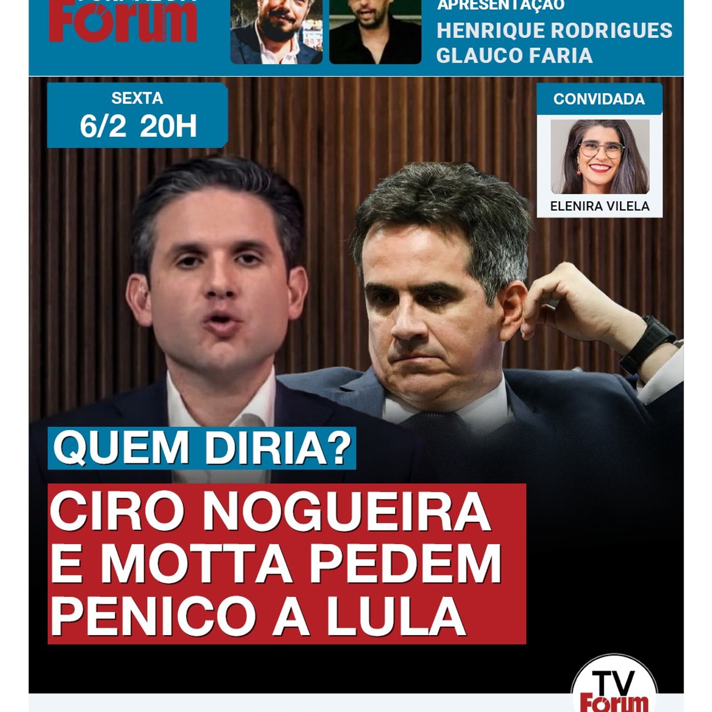 Fracos e desesperados, Ciro Nogueira e Hugo Motta imploram socorro a Lula | Trump faz post racista episode artwork