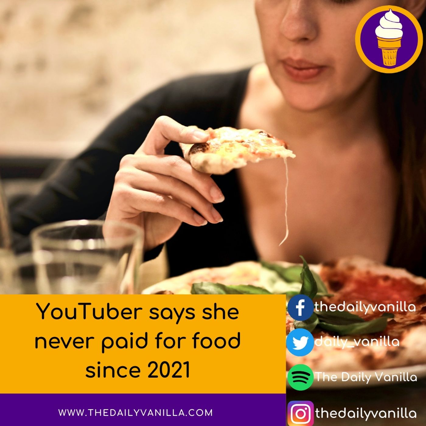 YouTuber says she never paid for food since 2021 YouTuber says she never paid for food since 2021