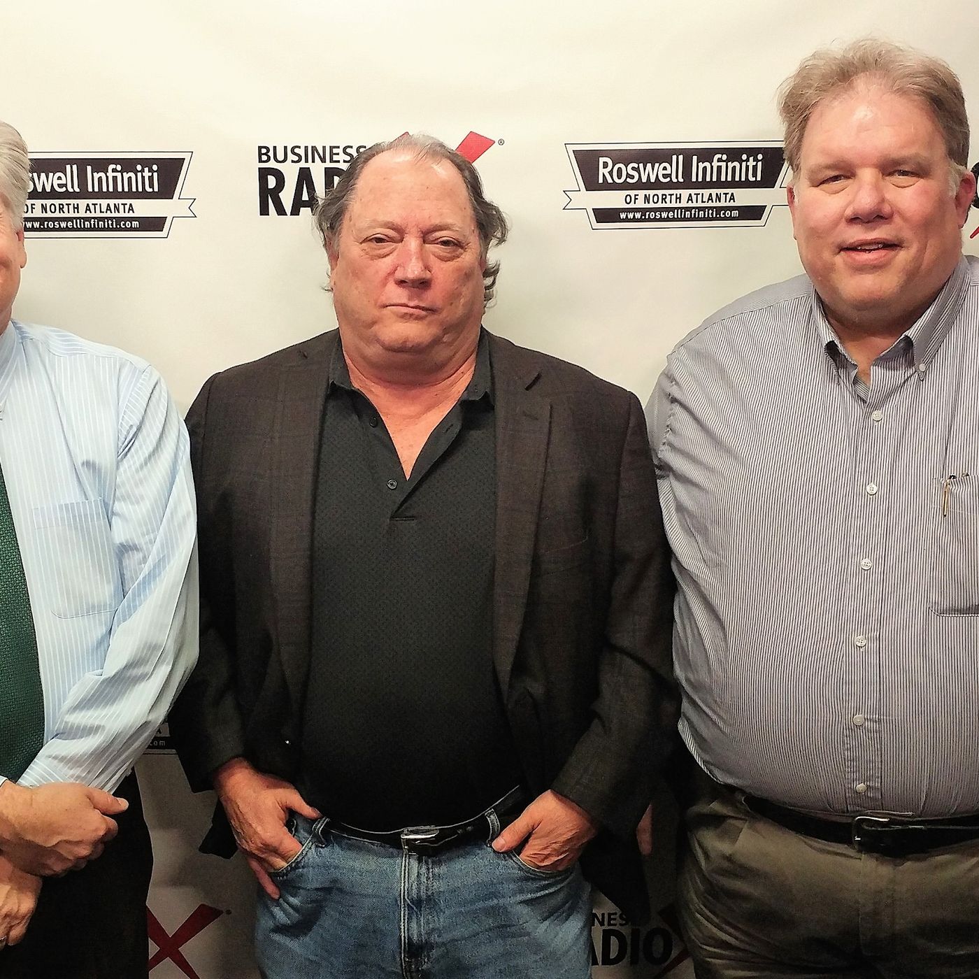 Mark Treager with Cornerstone Media Group and Marc Catalano with ACA GPS episode artwork