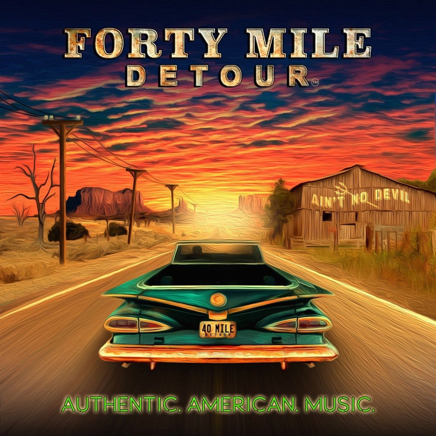 From Charleston, SC it's Spectra records' Forty Mile Detour with their latest "Ain't No Devil"! episode artwork