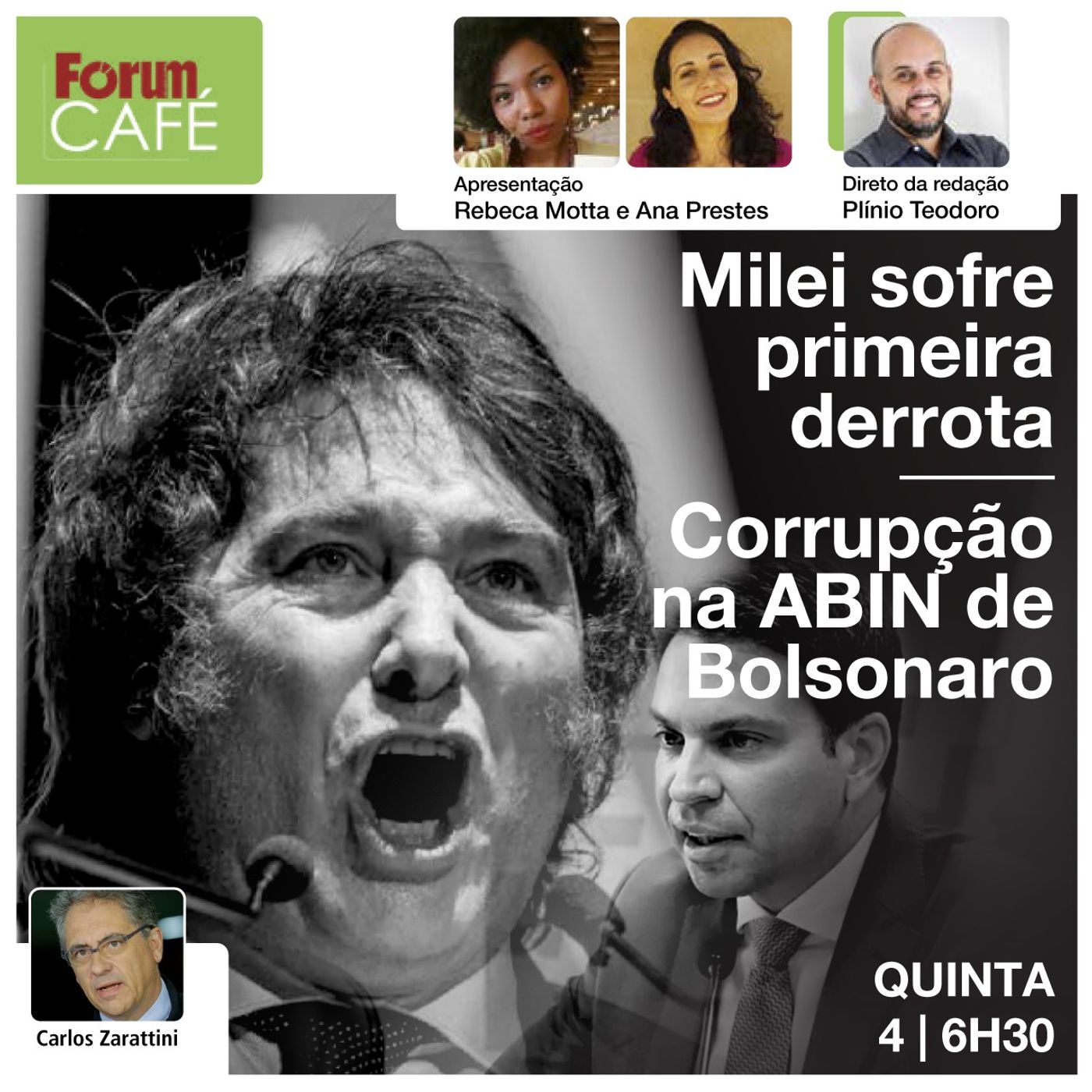 Milei sofre primeira derrota. Ramagem, ex-diretor da ABIN, é citado por suspeita de corrupção