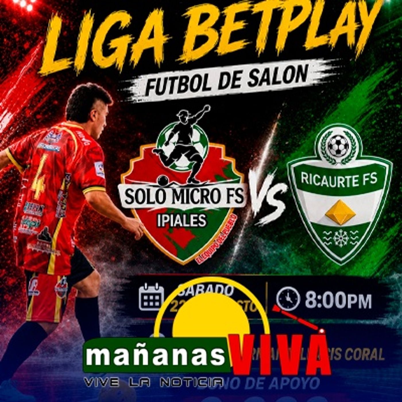 Liga Betplay fútbol de salón categoría B - Solo Micro FS VS Ricaurte FS episode artwork