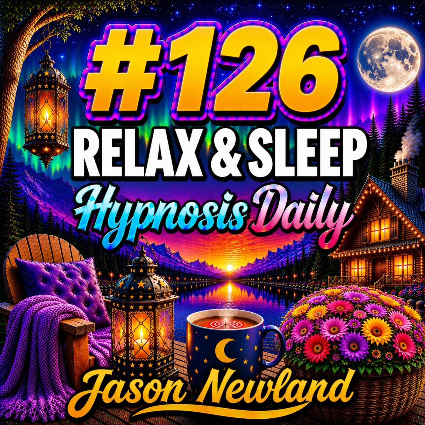 #126 Relax & Sleep Hypnosis Daily - THOUGHTS (Jason Newland) episode artwork