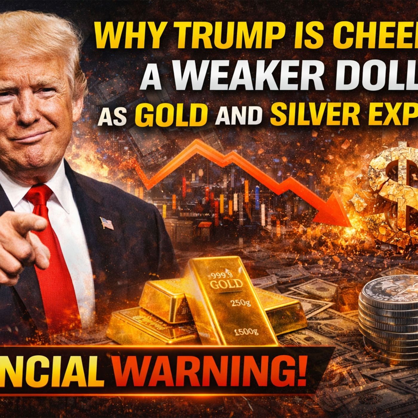 Why Trump Is Cheering a Weaker Dollar as Gold and Silver Explode