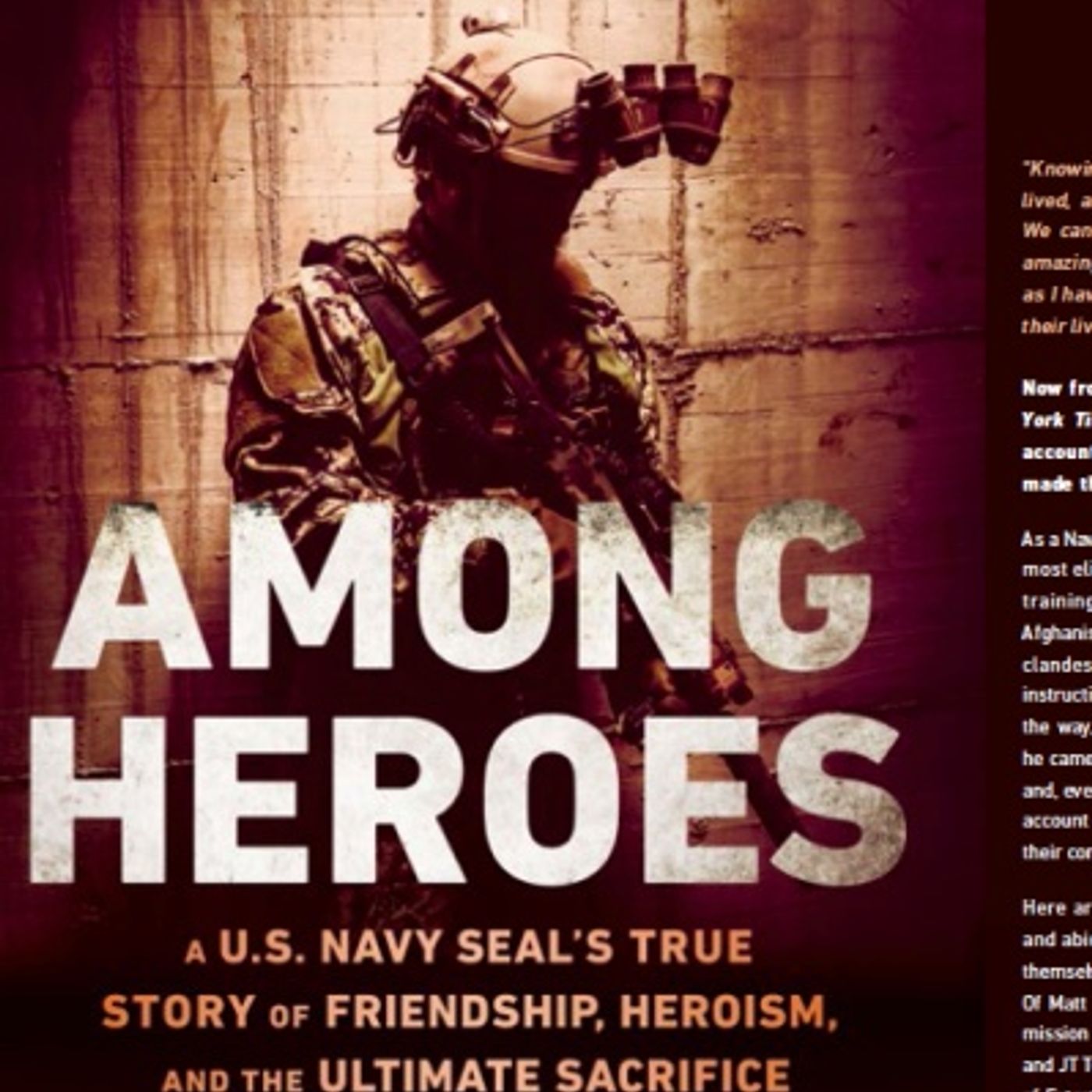 Navy SEAL, Brandon Webb Among Heroes