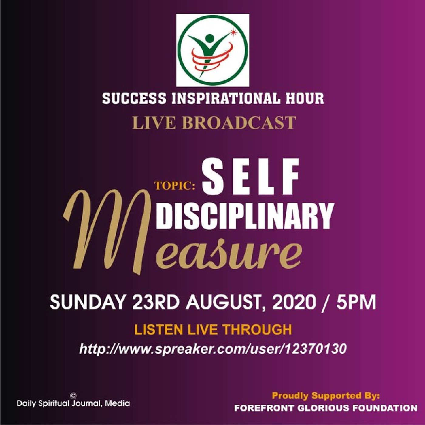 SELF DISCIPLINARY MEASURE, Vol. 1 episode artwork