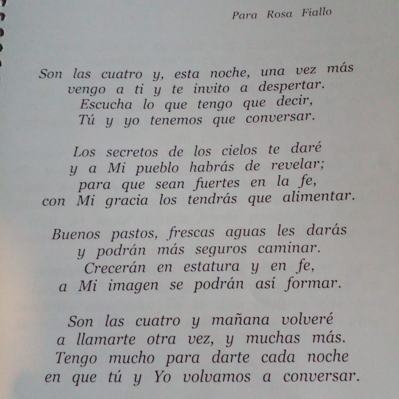 En otras palabras